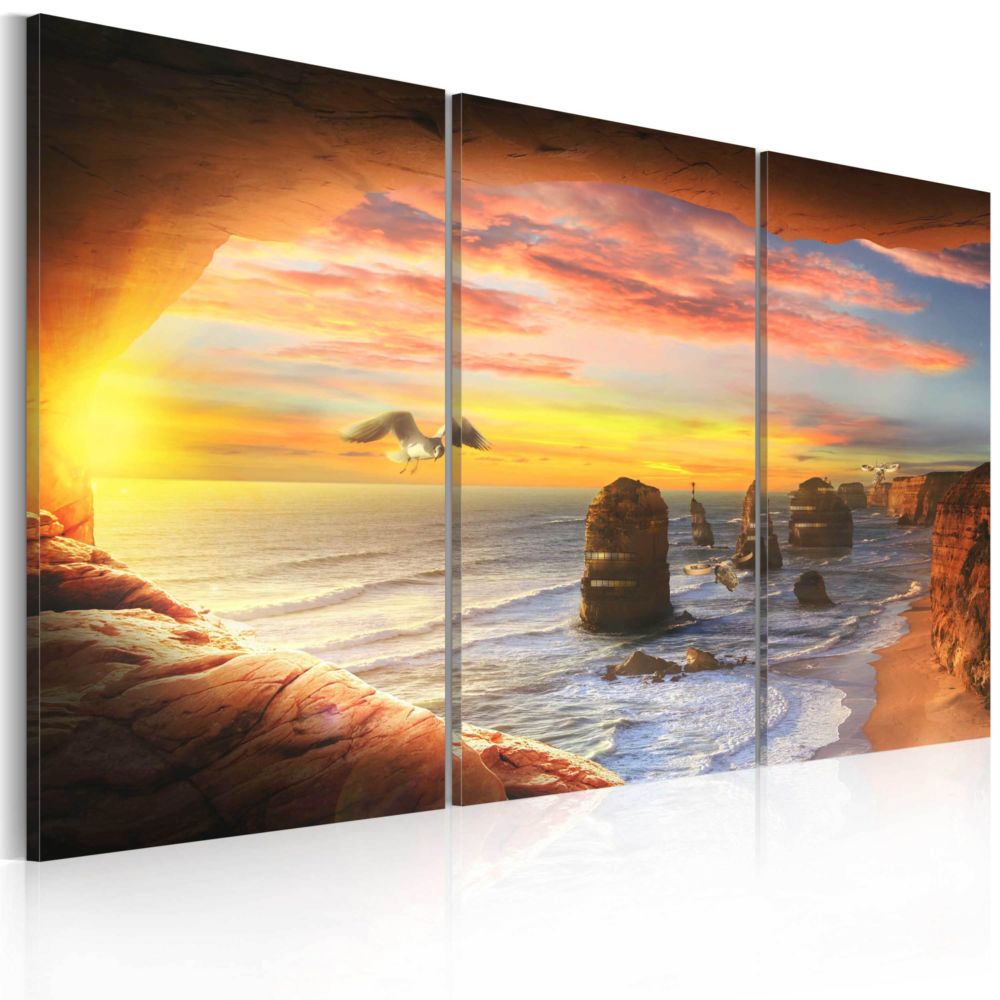 Artgeist - Tableau - Paradise beach 60x40 - Tableaux, peintures