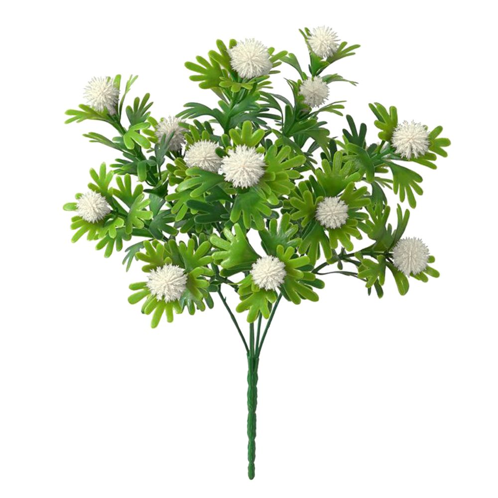 marque generique - Fleurs Artificielles Bureau Faux Fleurs Arrangement Bouquet Pour Home Office Blanc - Plantes et fleurs artificielles