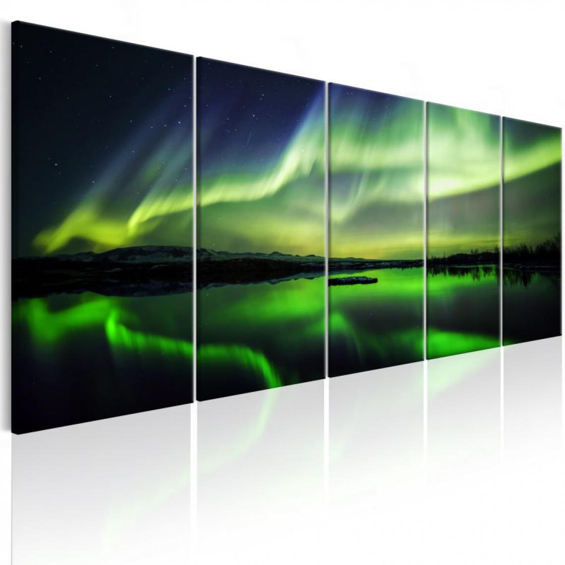Artgeist - Tableau - Green Sky I .Taille : 225x90 - Tableaux, peintures