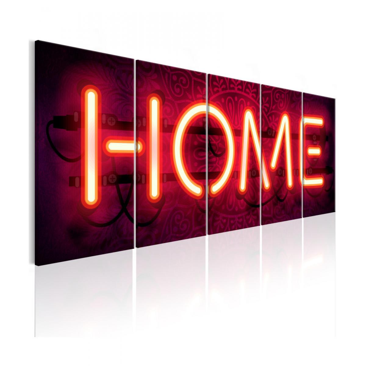 Artgeist - Tableau - Home Neon 225x90 - Tableaux, peintures