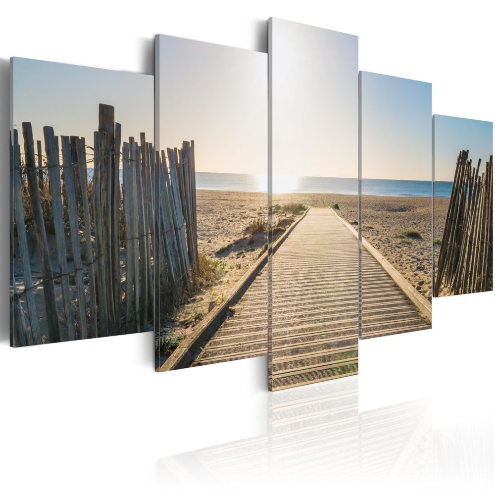 Bimago - Tableau - Sea Promenade - Décoration, image, art | Paysages | Paysage marin | - Tableaux, peintures