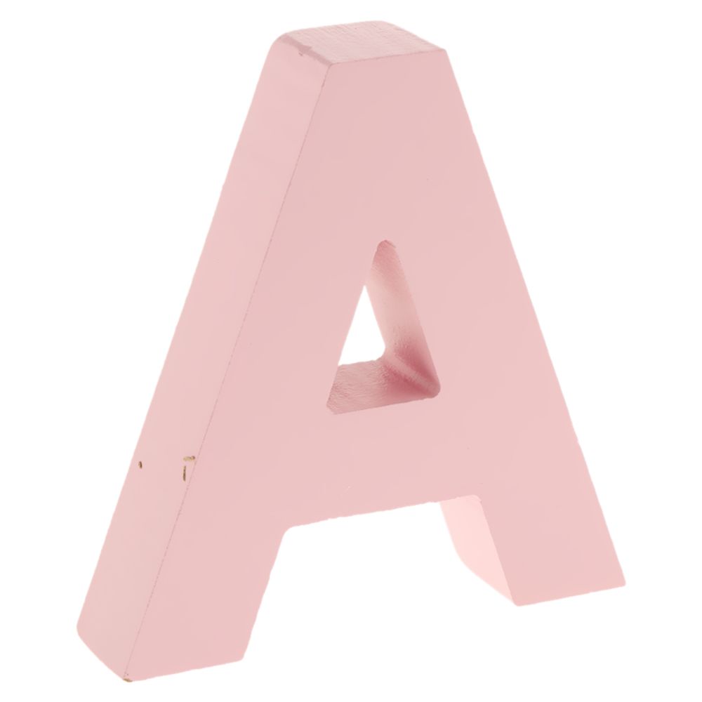 marque generique - Lettres de flottement en bois rose lettres numéros porte alphabet lettre adresse sorts A - Objets déco