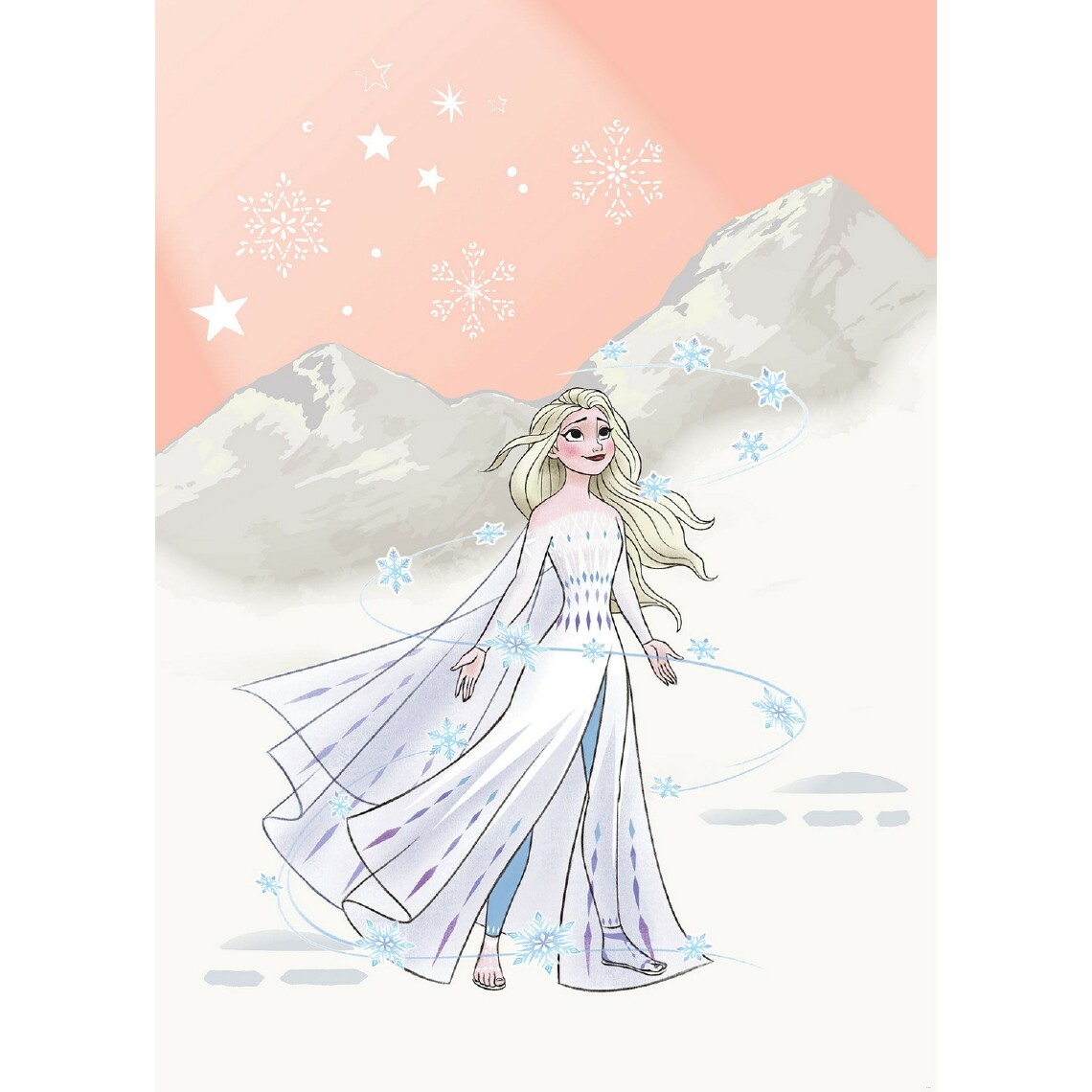 Komar - Poster XXL - impression numérique - Frozen la reine des neiges Elsa - 200 cm - 280 cm - Affiches, posters