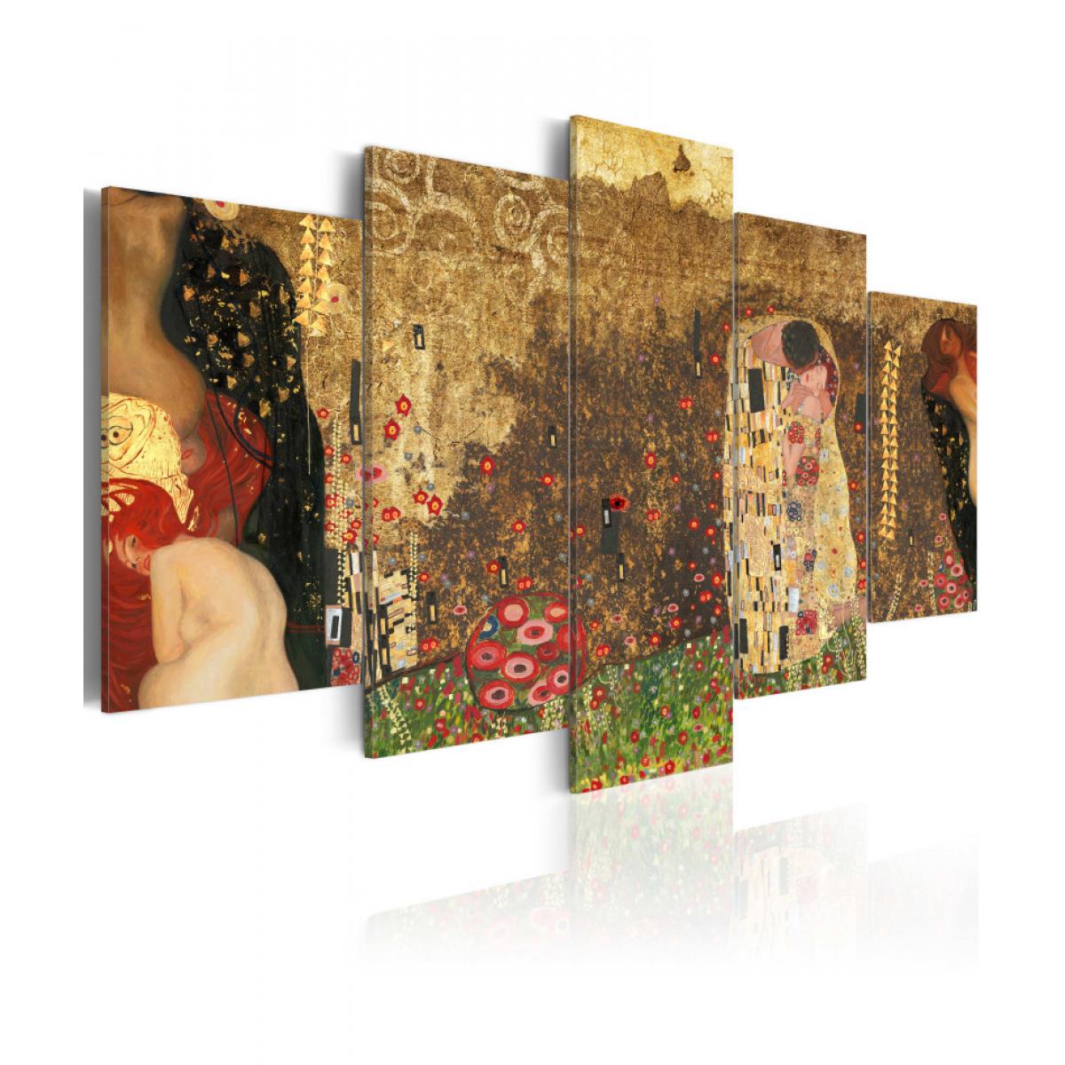Artgeist - Tableau - Klimt's muses 100x50 - Tableaux, peintures
