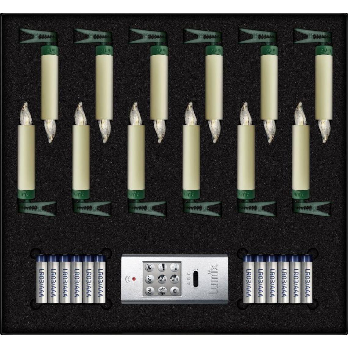 Inconnu - Krinner Lumix Superlight Mini 12 pièces Kit de base ivoire - Décorations de Noël