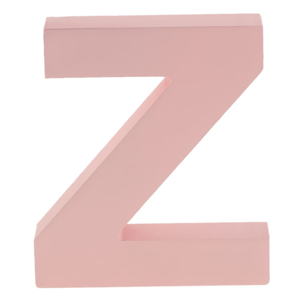 marque generique - Lettres de flottement en bois rose lettres numéros de porte alphabet lettre adresse sorts z - Objets déco