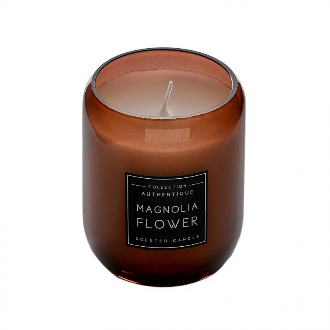 Ac-Deco - Bougie parfumée - Magnolia - D 7,8 x H 9,9 cm - Orange - Bougies