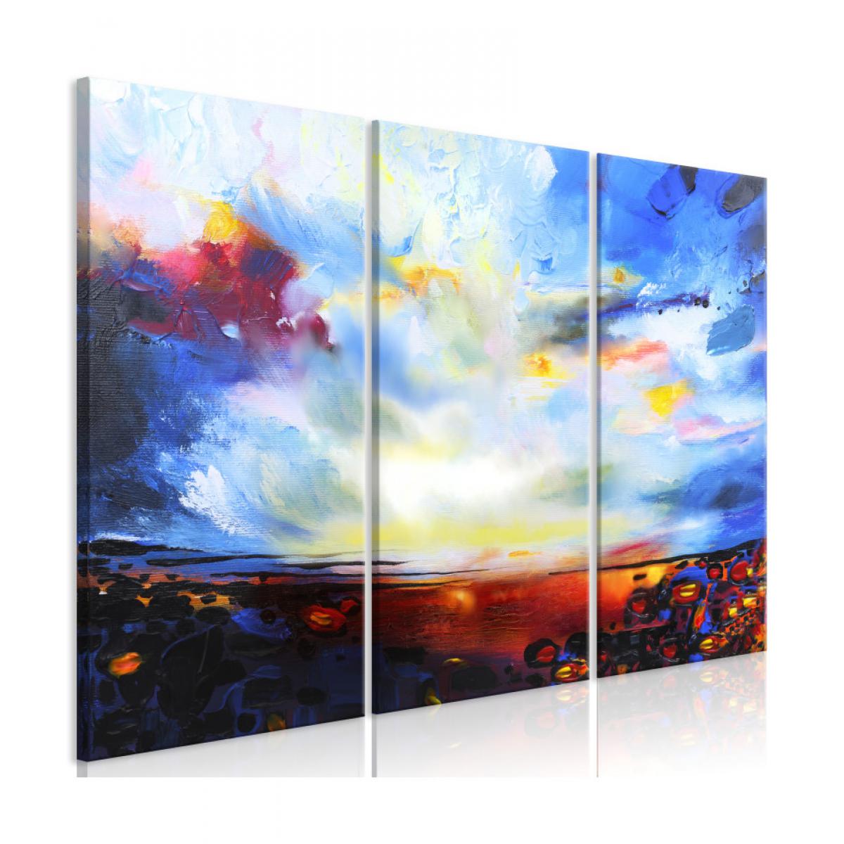 Artgeist - Tableau - Colourful Sky (3 Parts) 90x60 - Tableaux, peintures