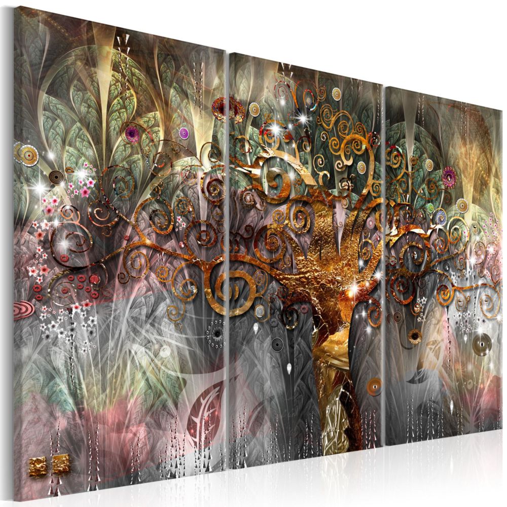 Artgeist - Tableau - Golden Tree I 120x80 - Tableaux, peintures