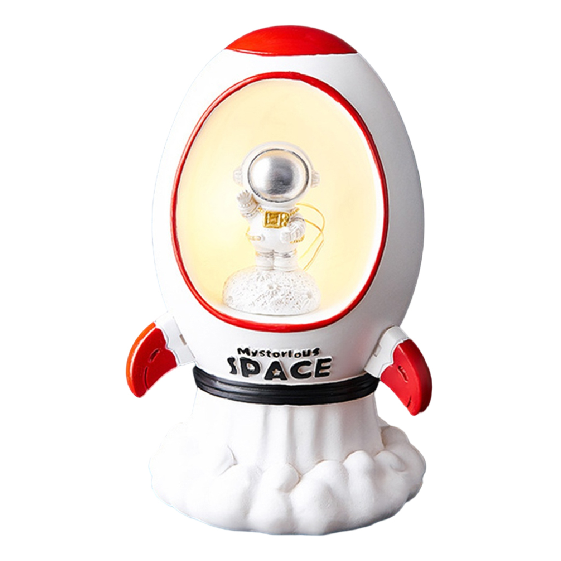 marque generique - Astronaute Statue Miniature Spaceman Nuit Lampe Art Ornements Enfants Jouet Caméra - Statues