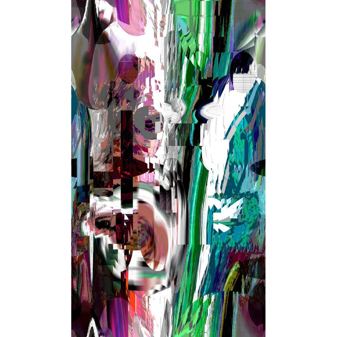 Homemania - HOMEMANIA Tapis Imprimé Colored Smoke 1 - Résumé - Décoration de Maison - antidérapants - Pour Salon, séjour, chambre à coucher - Multicolore en Polyester, Coton, 60 x 100 cm - Tapis