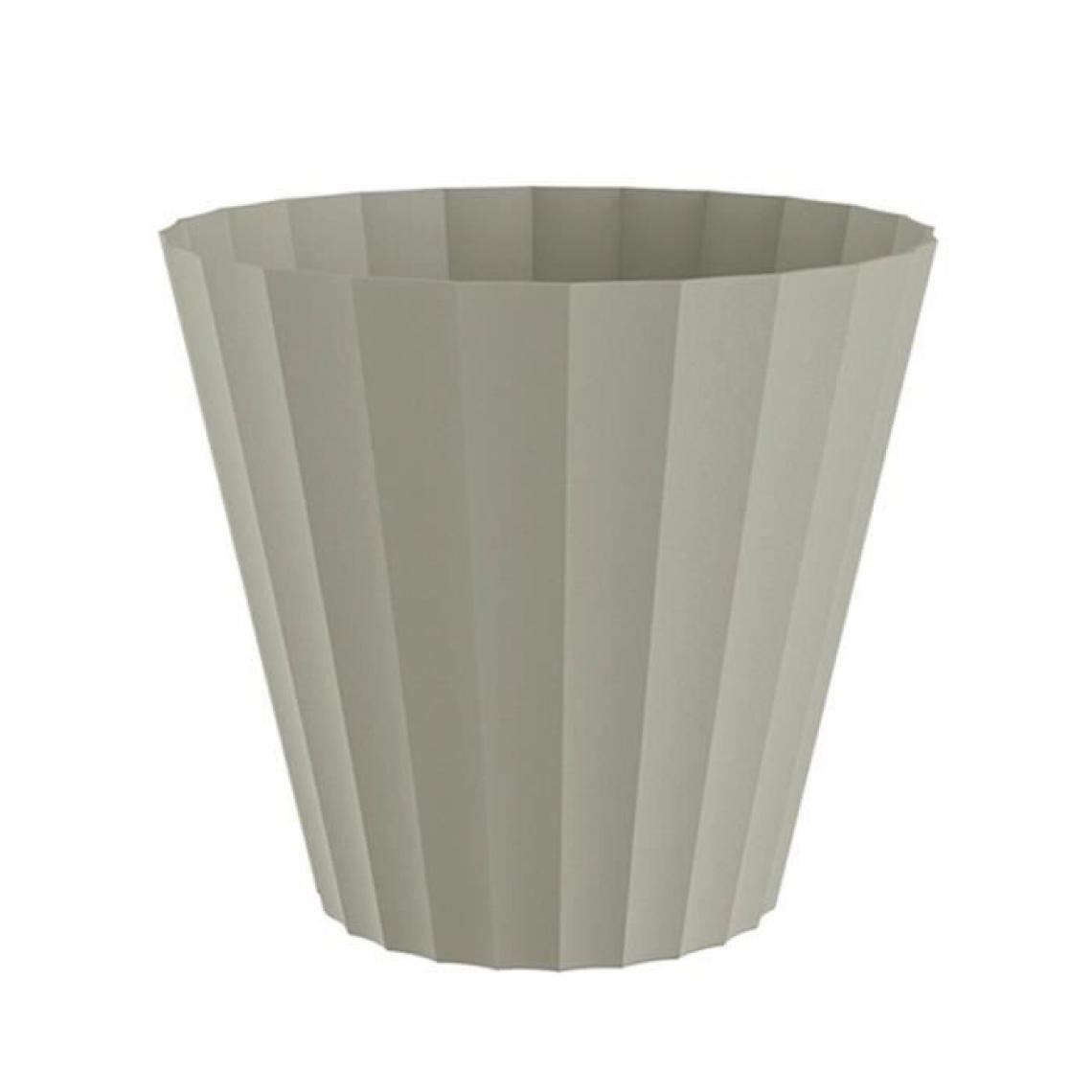 Plastiken - PLASTIKEN Pot Doric Maceta - Ø32 x 29 cm - Ecru - Pots, cache-pots
