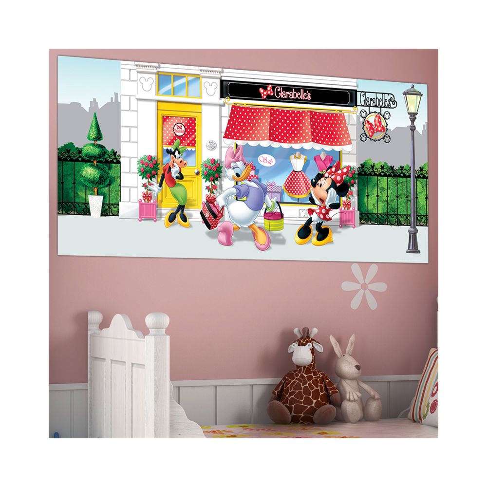 Bebe Gavroche - Poster géant la Boutique de Minnie & Clarabelle Disney intisse 202X90 CM - Affiches, posters