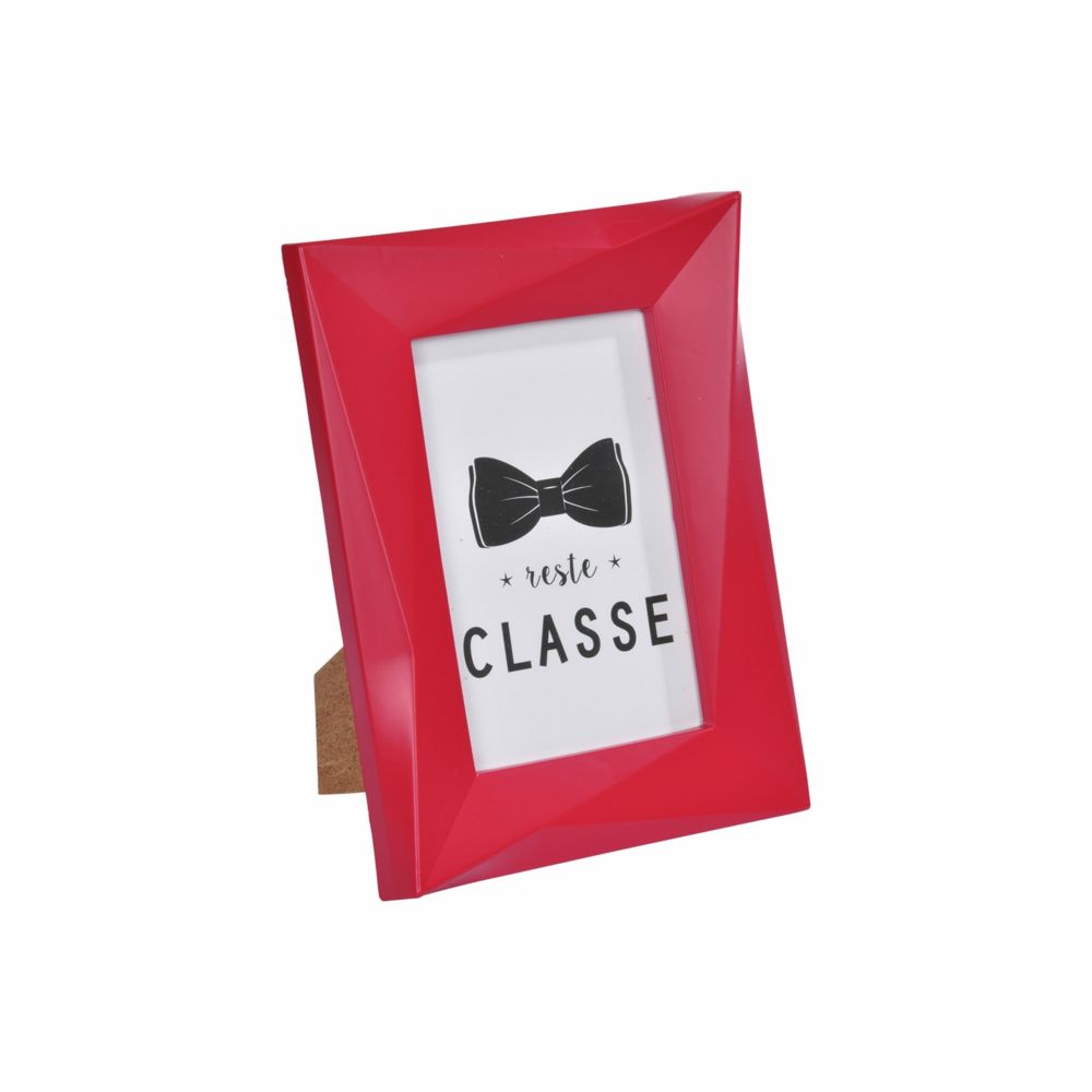 L3C - CDaffaires cadre pp ""reste classe"" 10*15cm origami rouge - - Cadres, pêle-mêle