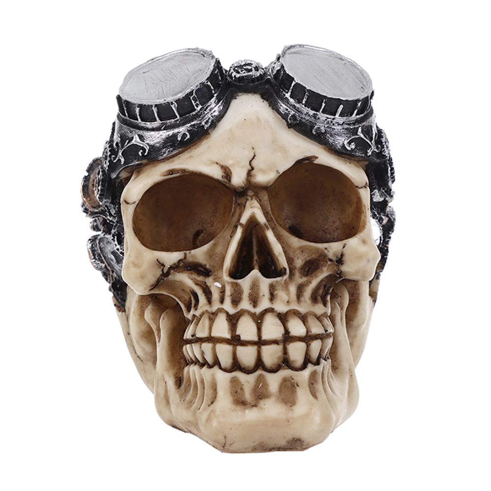 marque generique - gothique crâne u0026 bonnet ornement en résine à collectionner modèle fête décoratif artisanat 5 - Objets déco