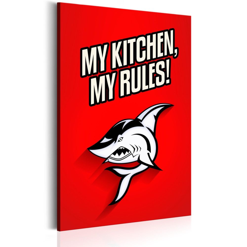 Artgeist - Tableau - My kitchen, my rules! 60x90 - Tableaux, peintures