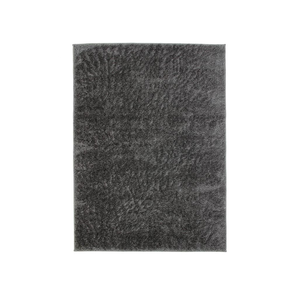 Mon Beau Tapis - BRILLIANT - Tapis effet brillant extra-doux gris 120x170 - Tapis