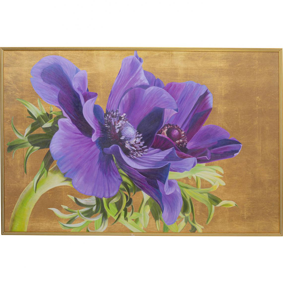 Karedesign - Tableau fleurs violettes 150x100cm Kare Design - Tableaux, peintures