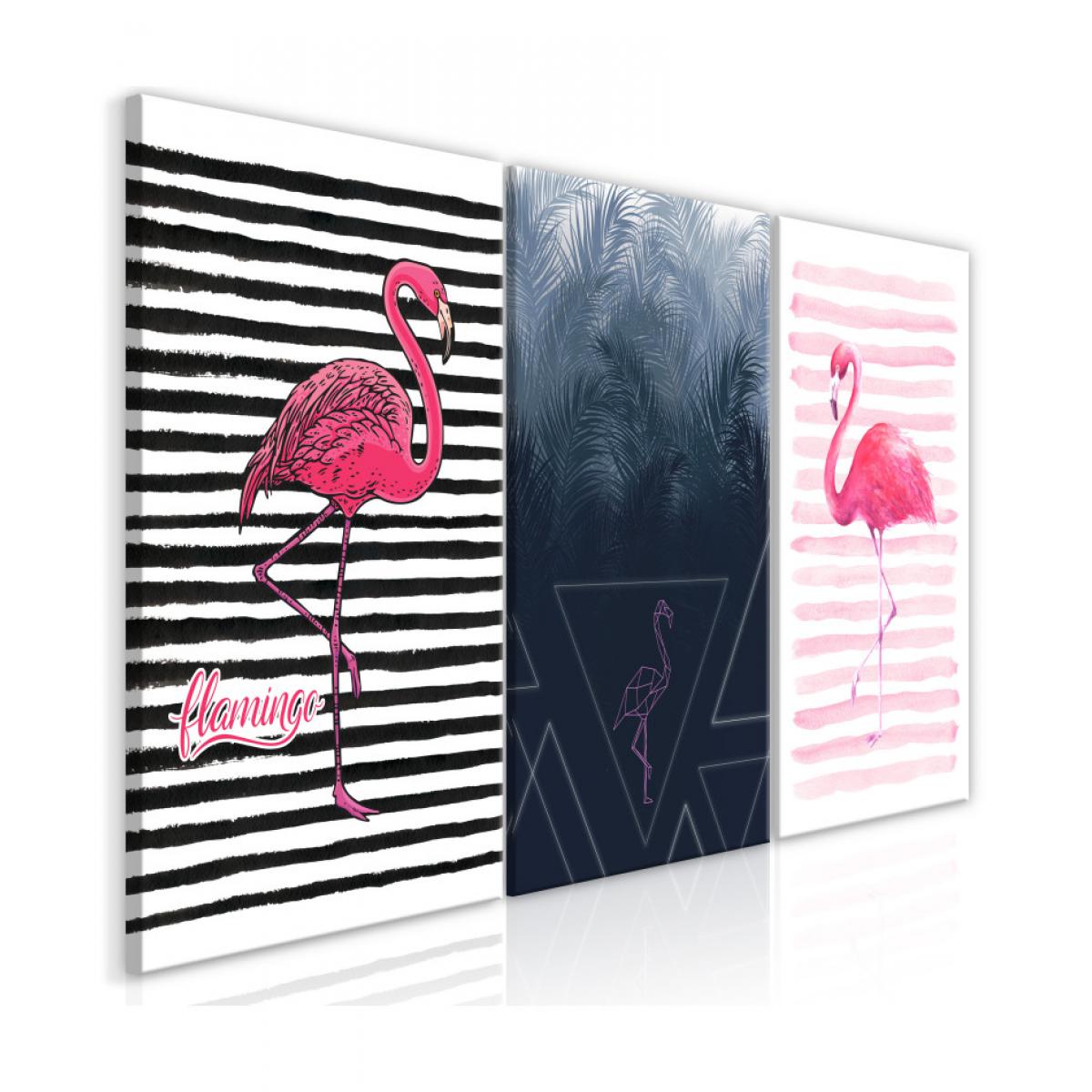 Artgeist - Tableau - Flamingos (Collection) 60x30 - Tableaux, peintures
