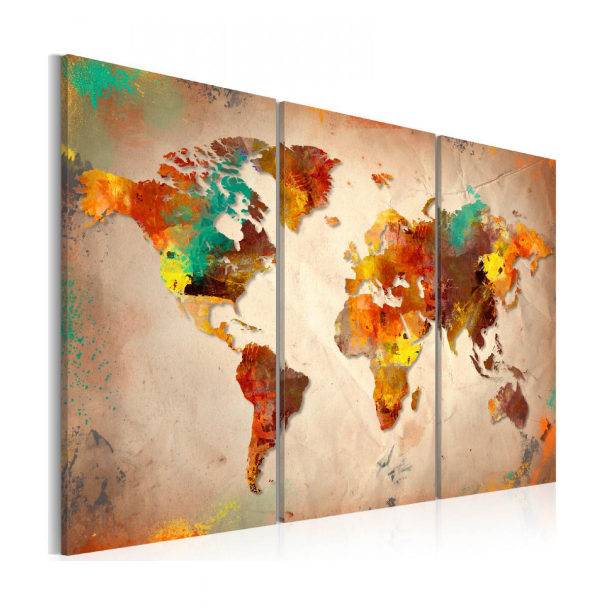 Artgeist - Tableau - Painted World - triptych 120x80 - Tableaux, peintures