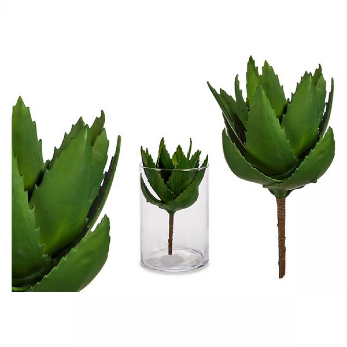 Unknown - Plante décorative Aloe Vera (14 x 23 x 14 cm) - Plantes et fleurs artificielles