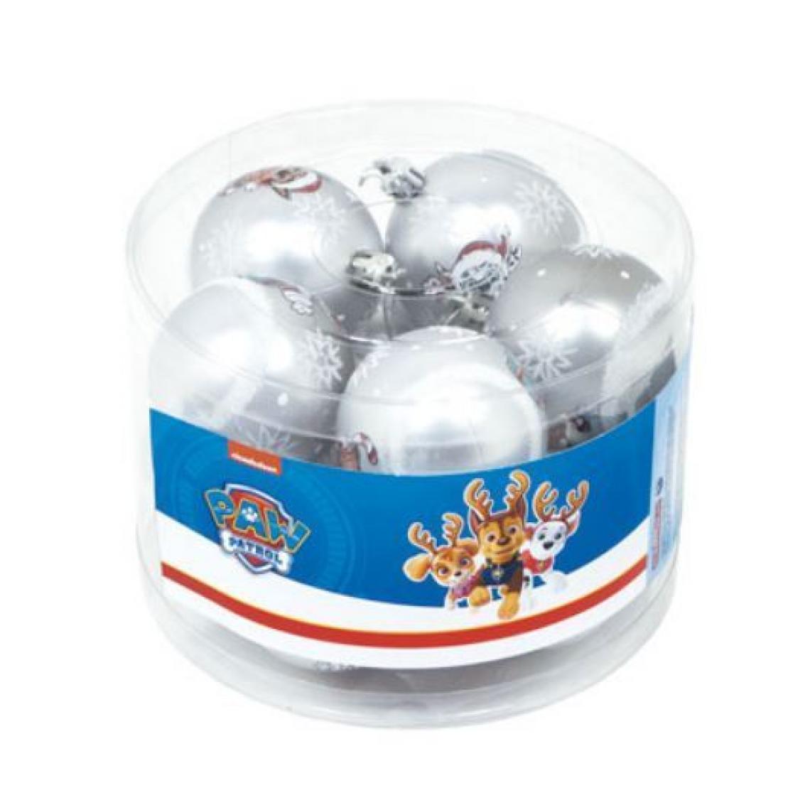 Arditex - Pack de 10 boules de sapin de Noël diamètre 6cm. par Paw Patrol Nickelodeon ARDITEX PW14027 - Décorations de Noël