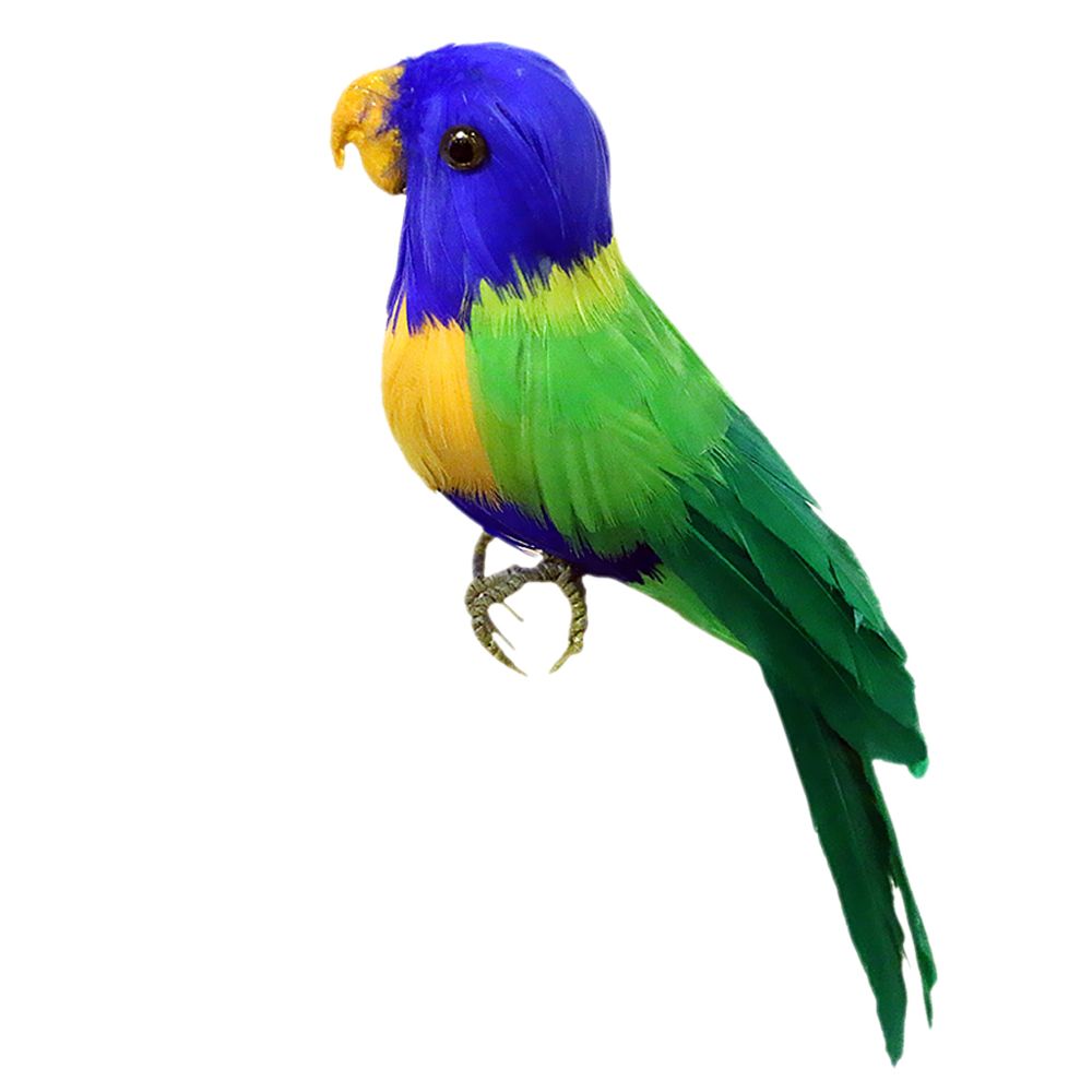 marque generique - oiseau artificiel à plumes réalistes jardin décoration ornement perroquet # 2 - Objets déco