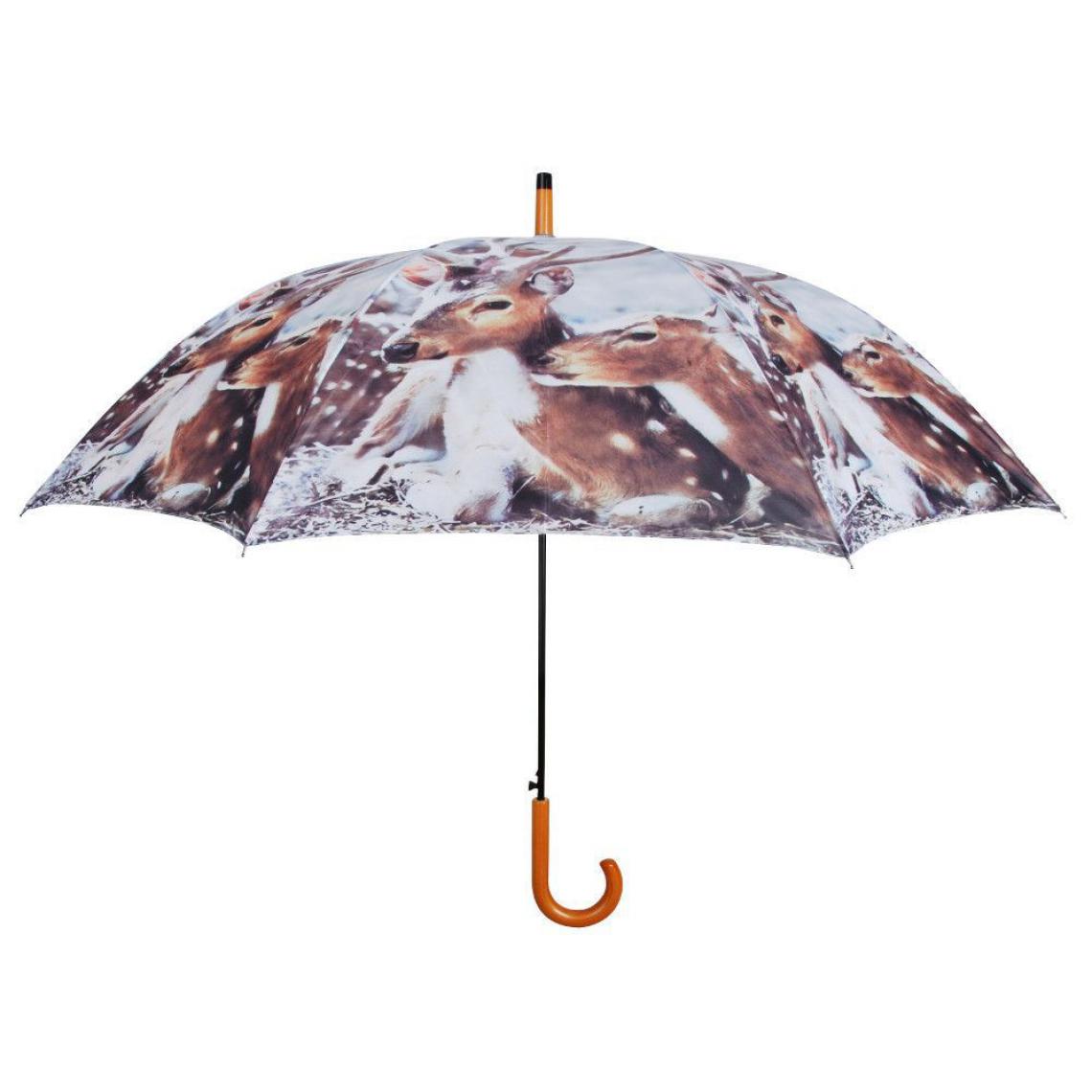 Esschert Design - Parapluie daim en nylon et bois Daim - Objets déco