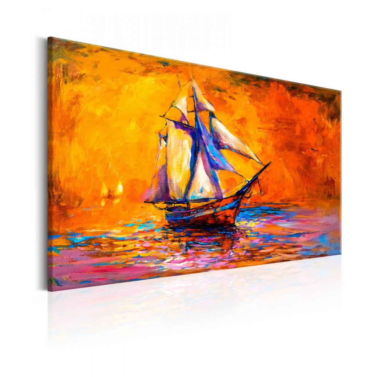Artgeist - Tableau - Ocean of the Setting Sun 90x60 - Tableaux, peintures