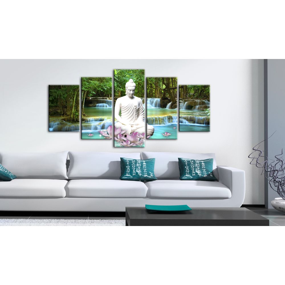 marque generique - 200x100 Tableau Zen Splendide Zen Waterfall - Tableaux, peintures
