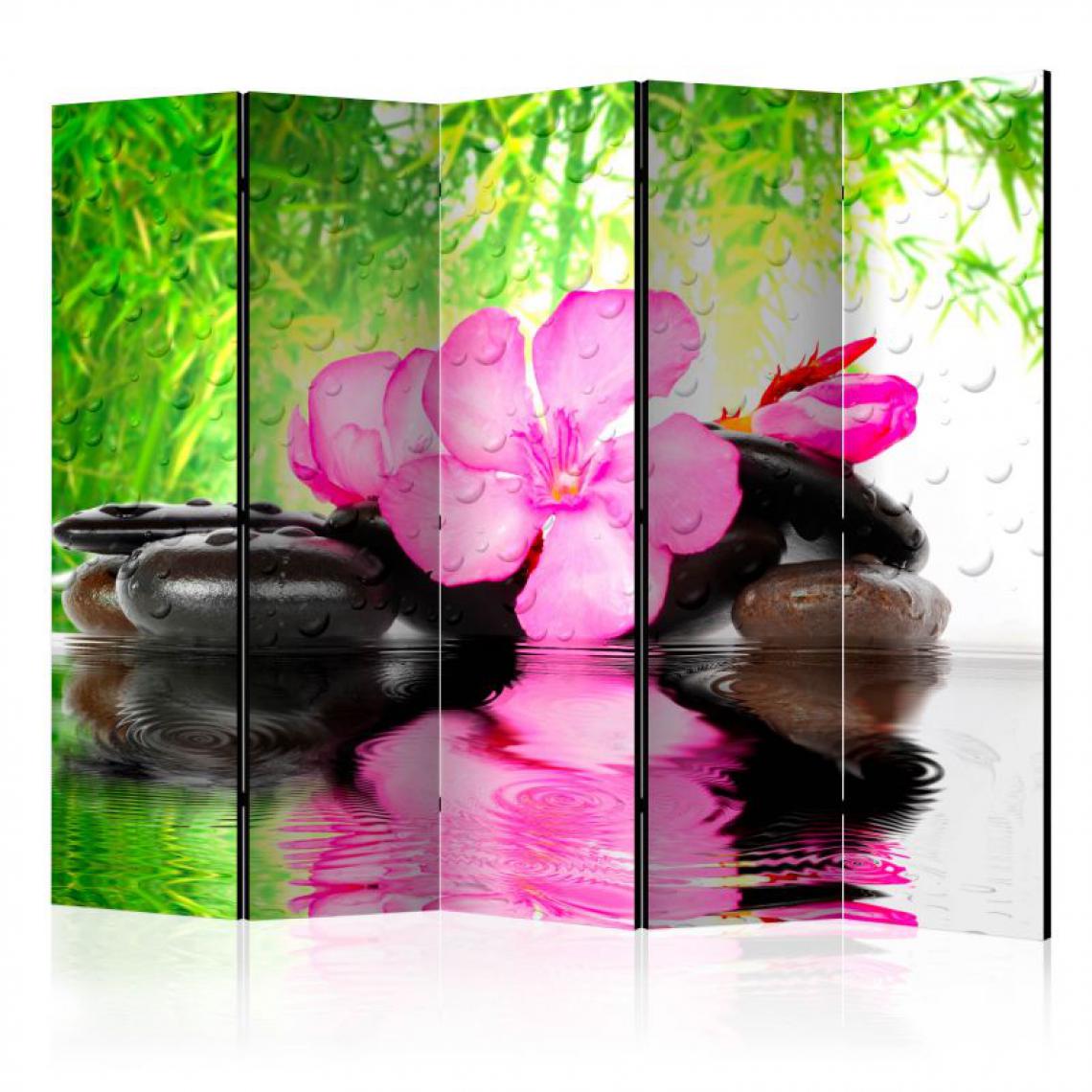 Artgeist - Paravent 5 volets - Fuzzy Reflection II [Room Dividers] .Taille : 225x172 - Paravents