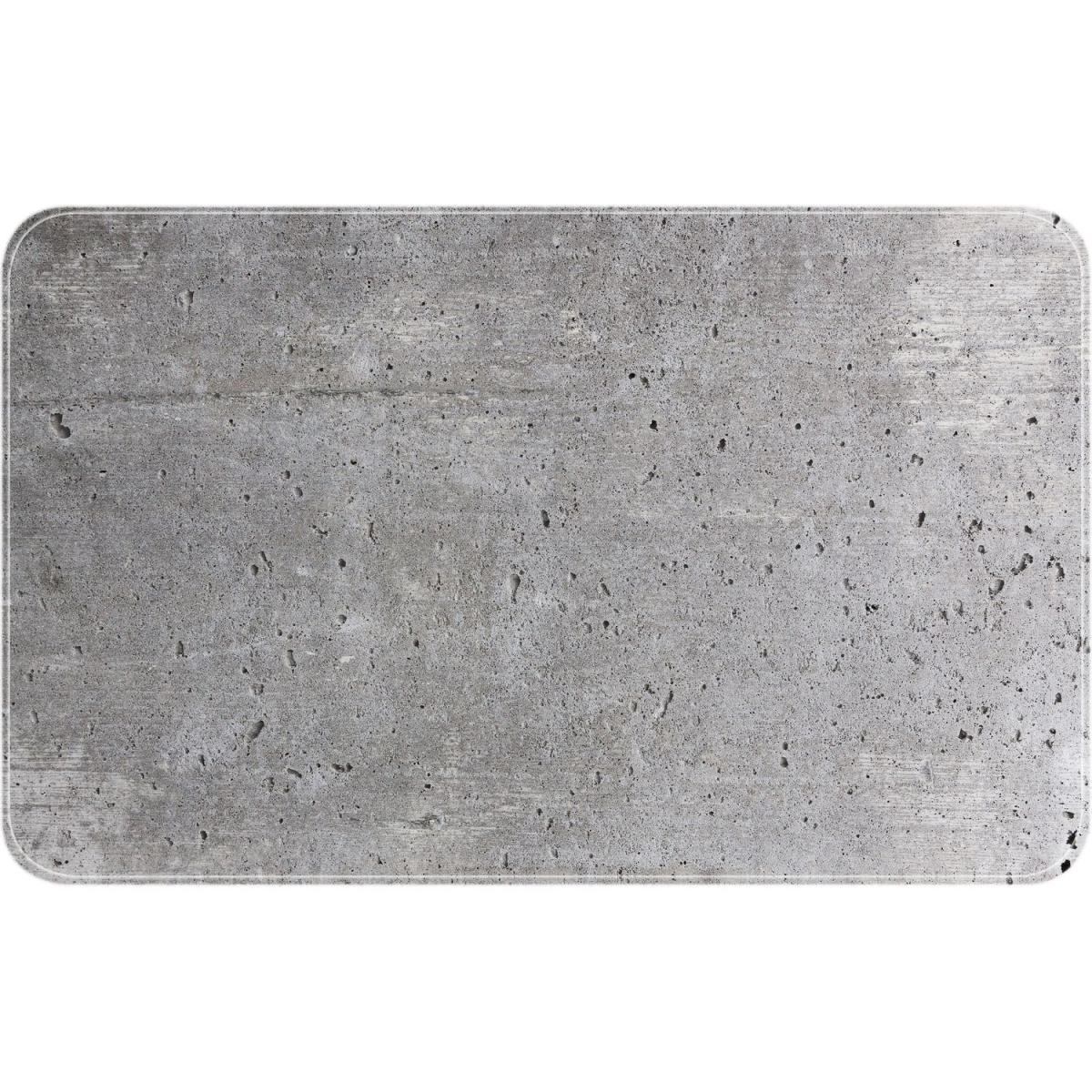 Wenko - Tapis de baignoire antidérapant design ciment Concrete - L. 70 x l. 40 cm - Gris - Tapis