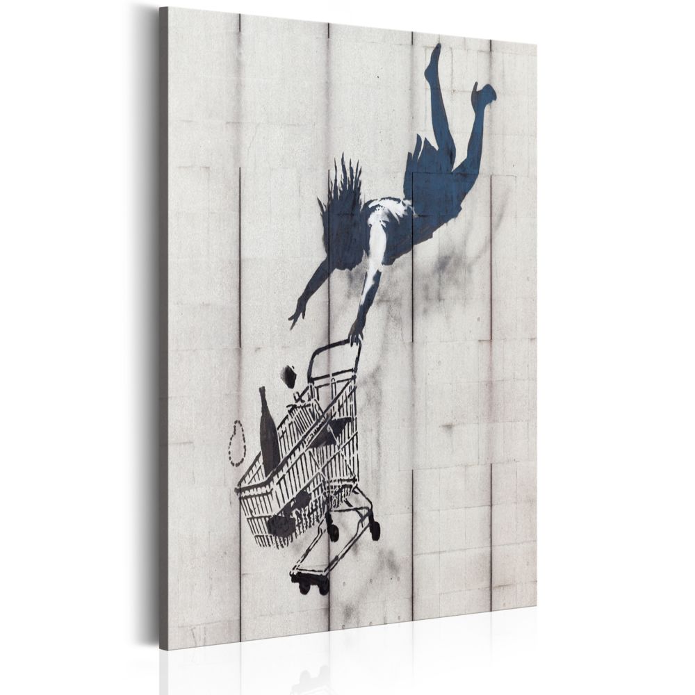 Bimago - Tableau - Shop Til You Drop by Banksy - Décoration, image, art | Art urbain | - Tableaux, peintures