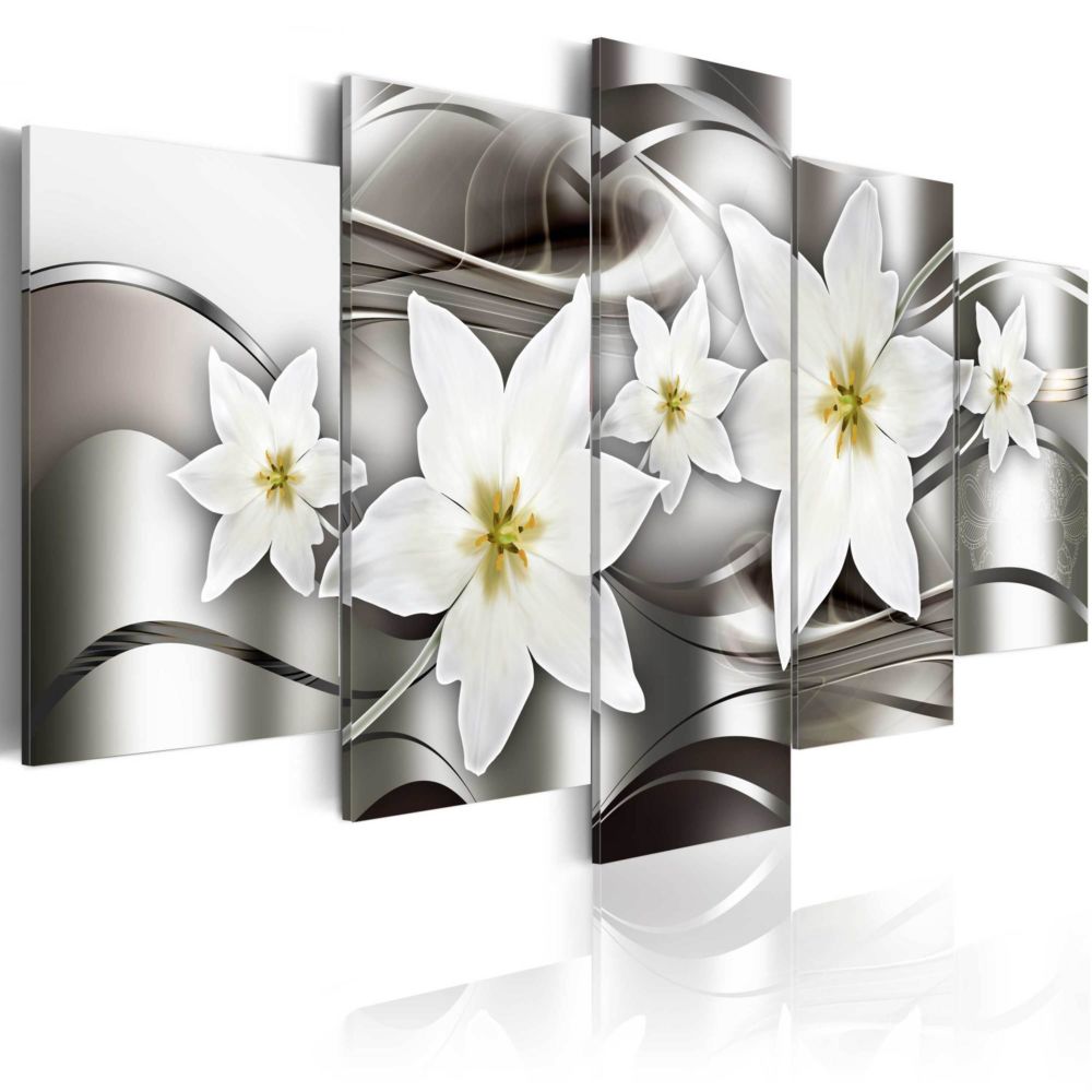 Artgeist - Tableau - Mysterious lilies 200x100 - Tableaux, peintures