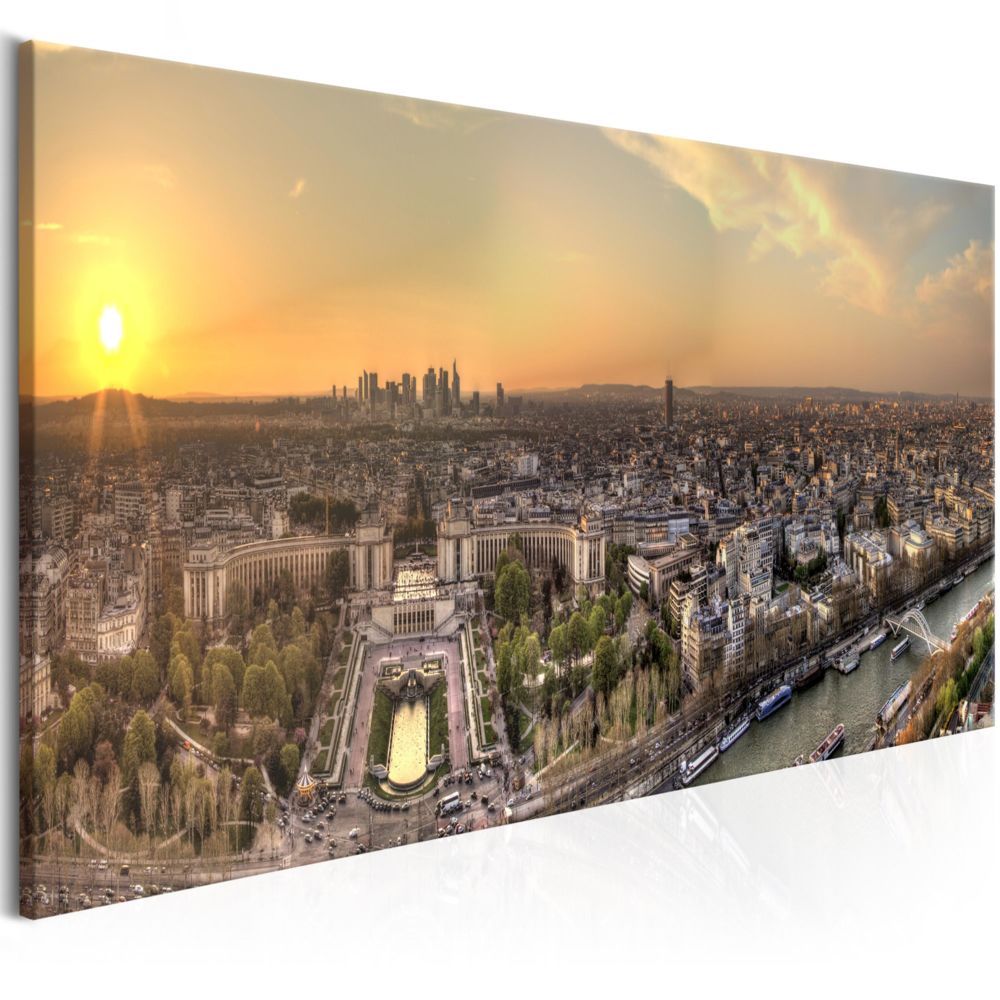 Bimago - Tableau - View from Eiffel Tower (1 Part) Narrow - Décoration, image, art | Villes | Paris | - Tableaux, peintures