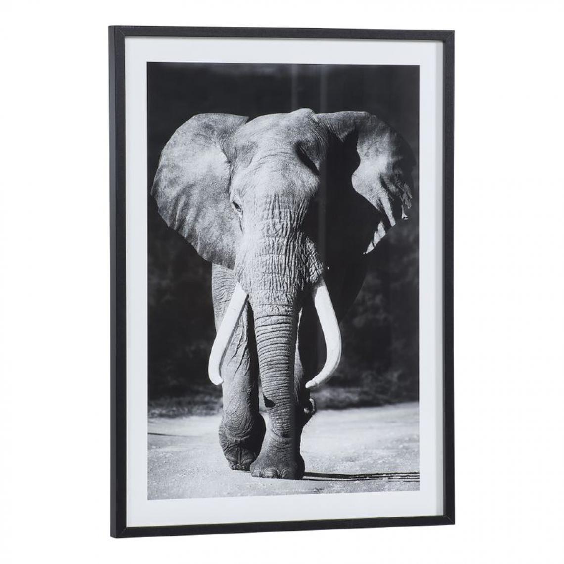 Time - Image 50x70 cm ELEPHANT Noir - Cadres, pêle-mêle