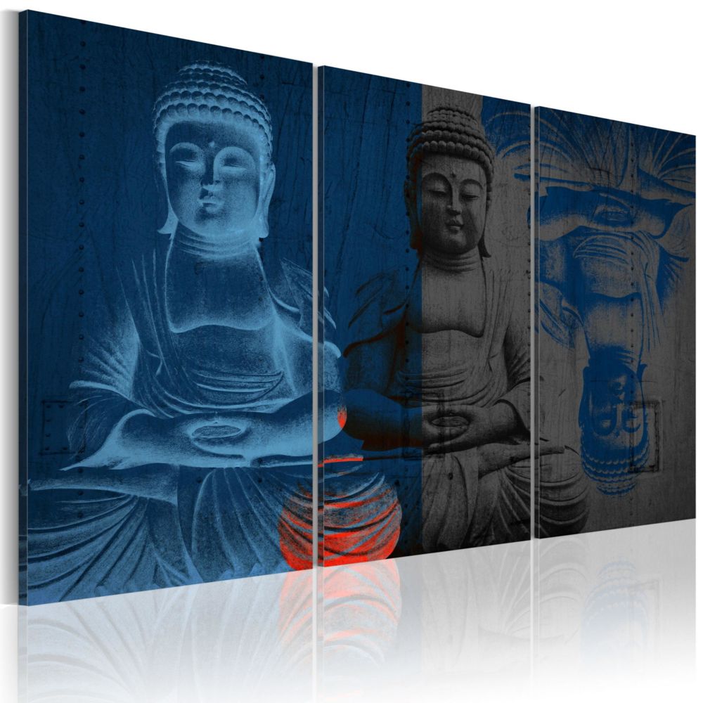 Artgeist - Tableau - Bouddha - sculpture 120x80 - Tableaux, peintures