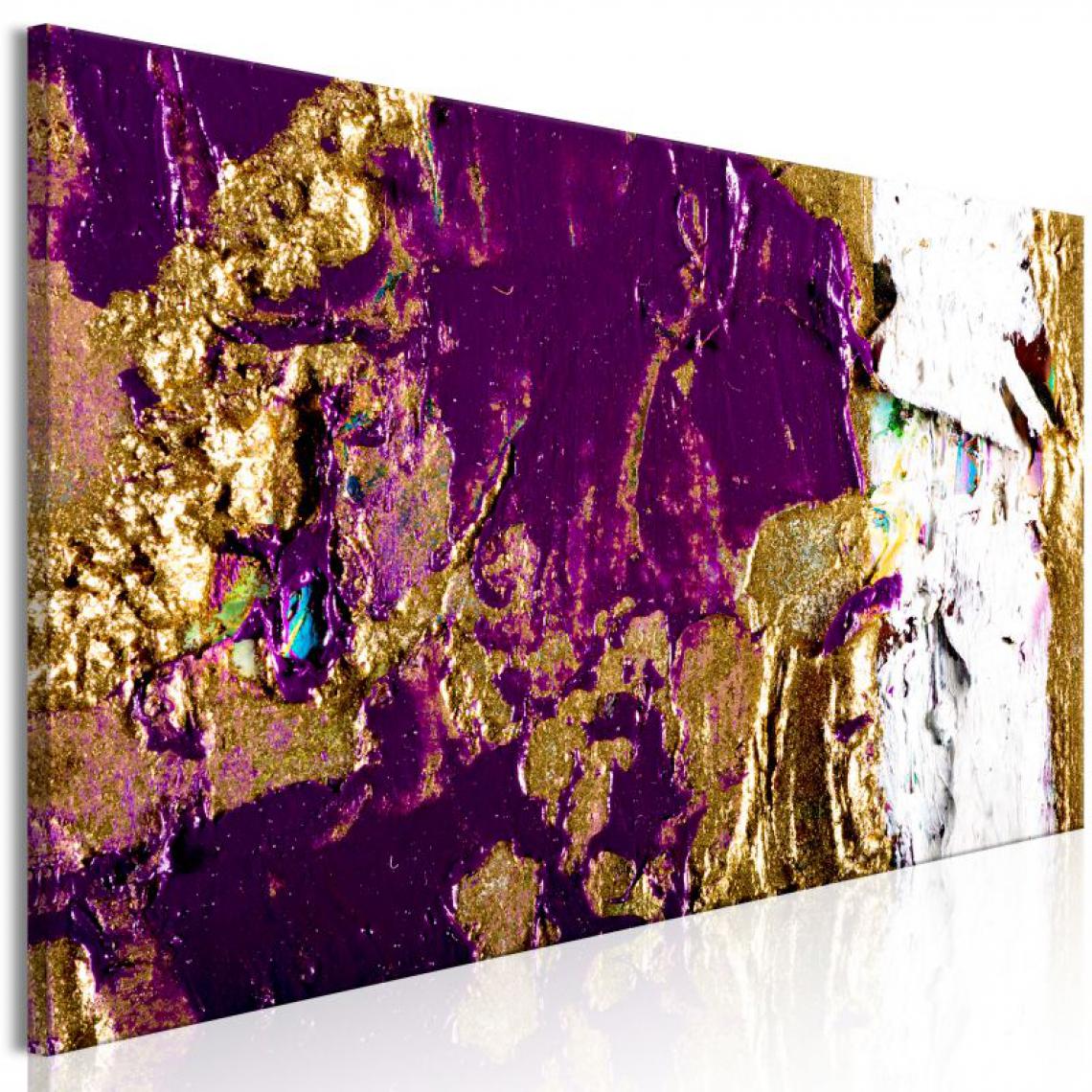 Artgeist - Tableau - Purple Wave (1 Part) Narrow .Taille : 135x45 - Tableaux, peintures