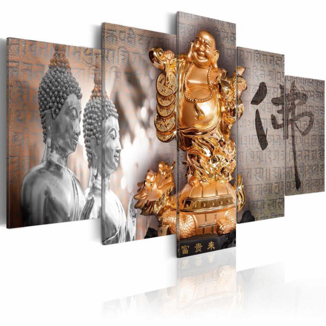 Artgeist - Tableau - Smile to Buddha! .Taille : 100x50 - Tableaux, peintures