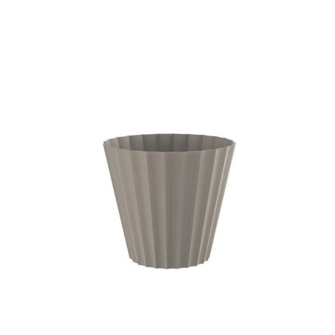 Plastiken - PLASTIKEN Pot Doric Maceta - Ø18 x 16 cm - Ecru - Pots, cache-pots