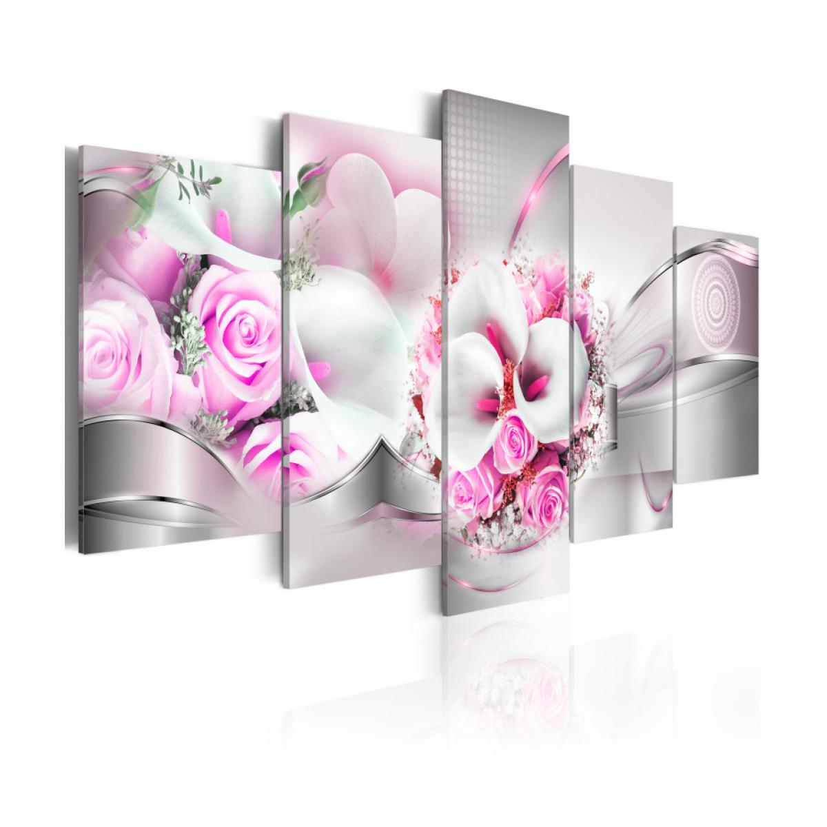 Artgeist - Tableau - Pink Marriage 100x50 - Tableaux, peintures