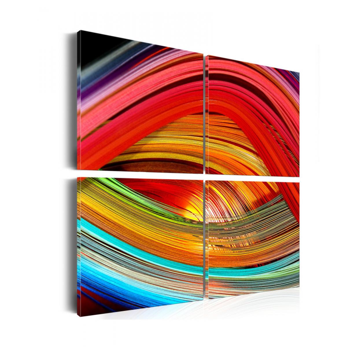 Artgeist - Tableau - Abîme coloré 90x90 - Tableaux, peintures