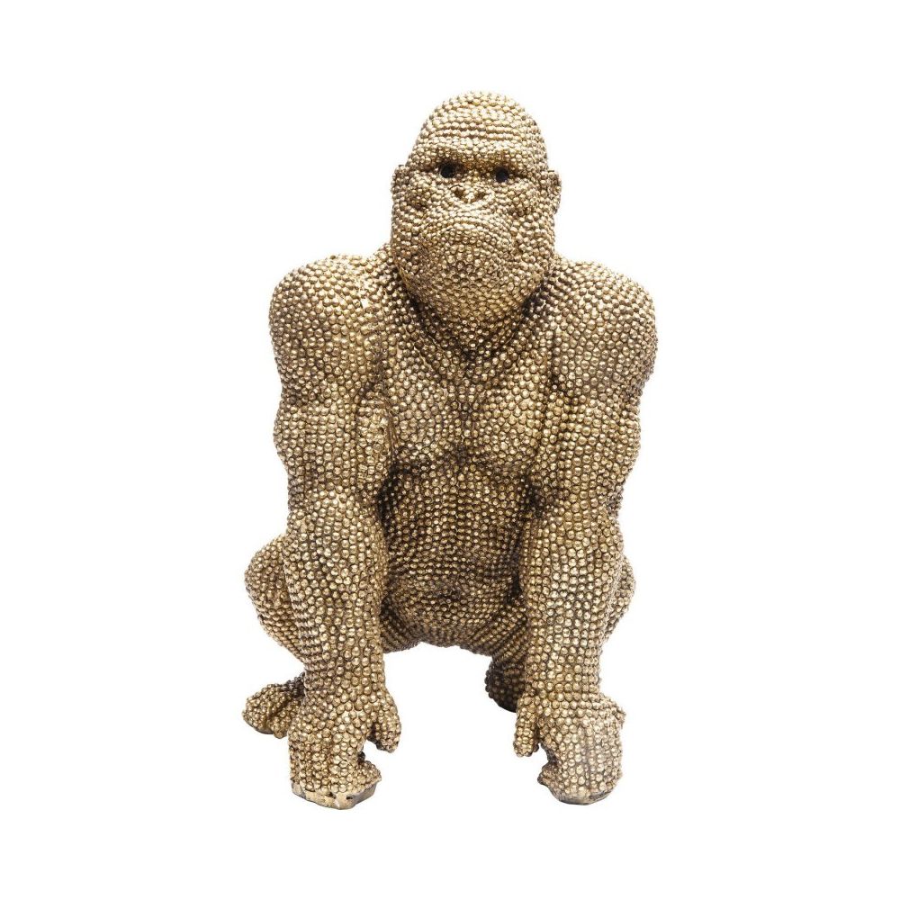 Karedesign - Déco gorilla strass dorés 46cm Kare Design - Statues