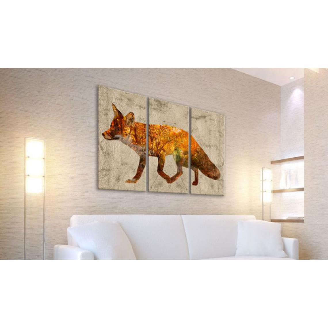 Artgeist - Tableau - Fox in The Wood .Taille : 90x60 - Tableaux, peintures