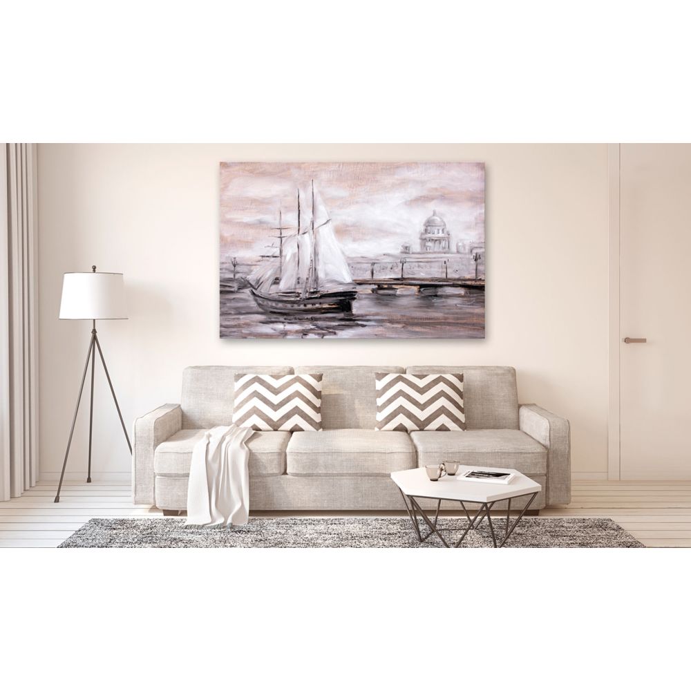 marque generique - 120x80 Tableau Paysage marin Paysages Magnifique Charming Port - Tableaux, peintures