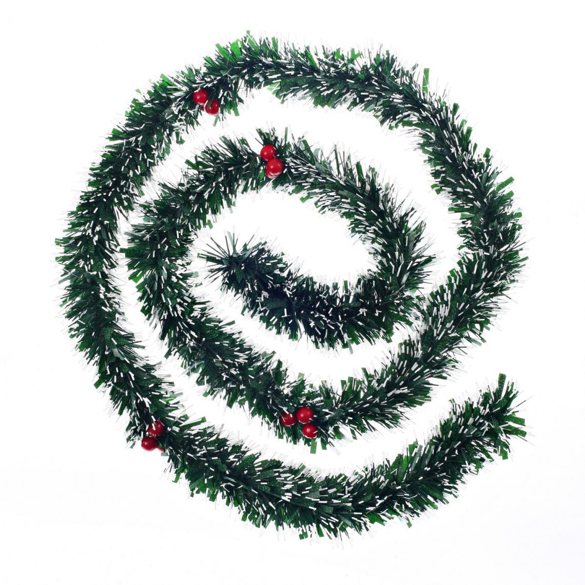 JJA - Guirlande de Noël effet sapin Colorama - Vert - Décorations de Noël