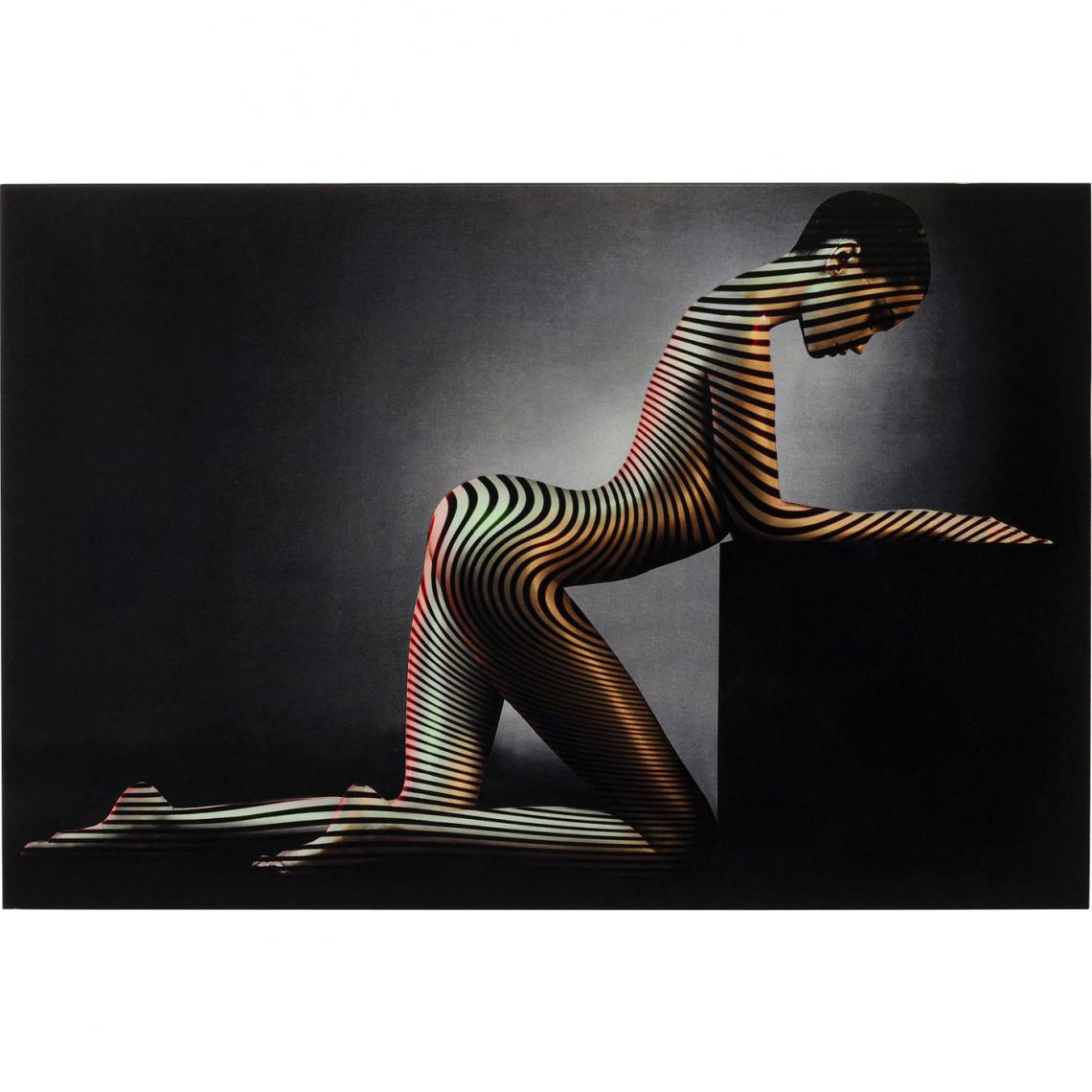 Karedesign - Tableau en verre femme illusion 120x80cm Kare Design - Tableaux, peintures