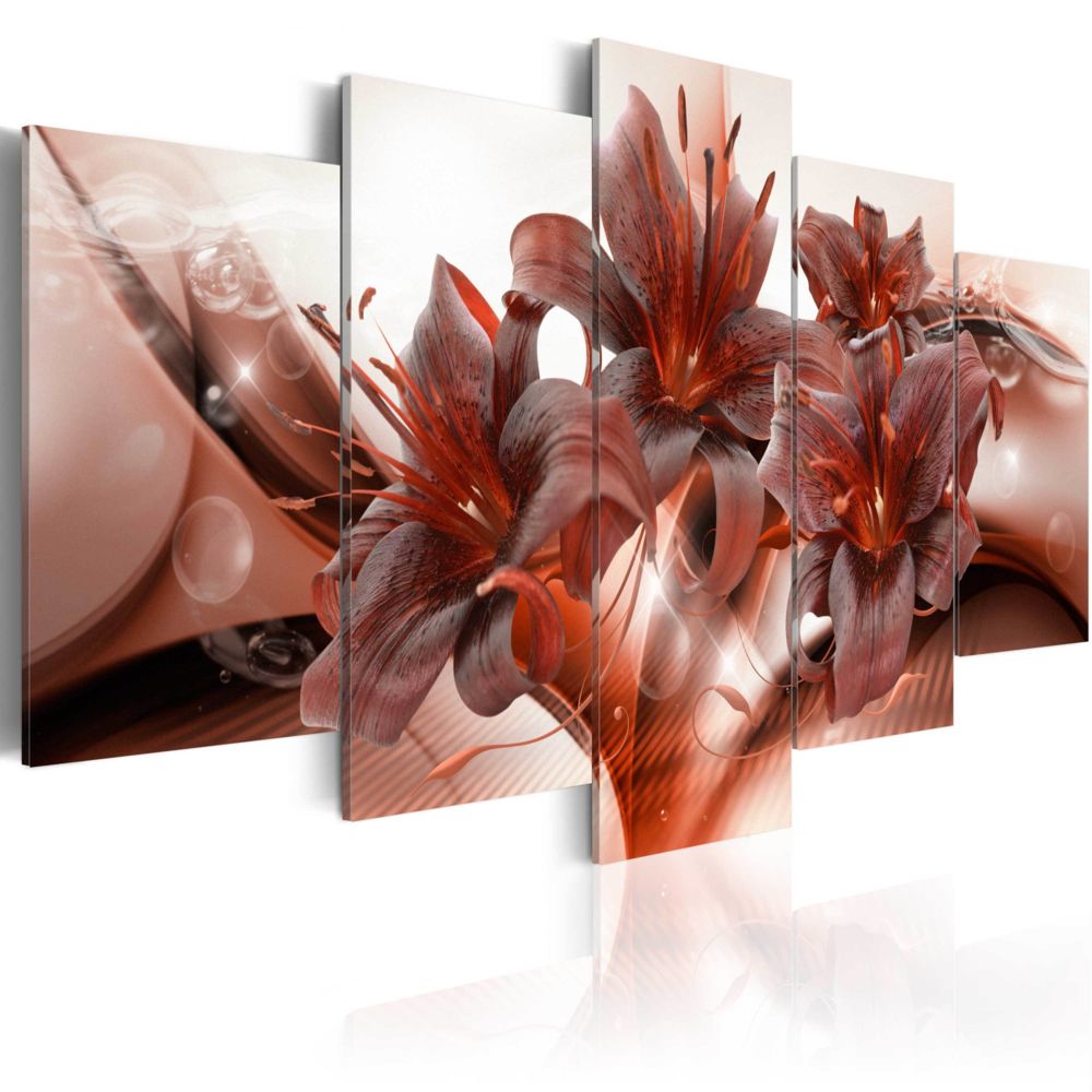 Bimago - Tableau - Heat of Passion - Décoration, image, art | Abstraction | Fleurs et plantes | - Tableaux, peintures
