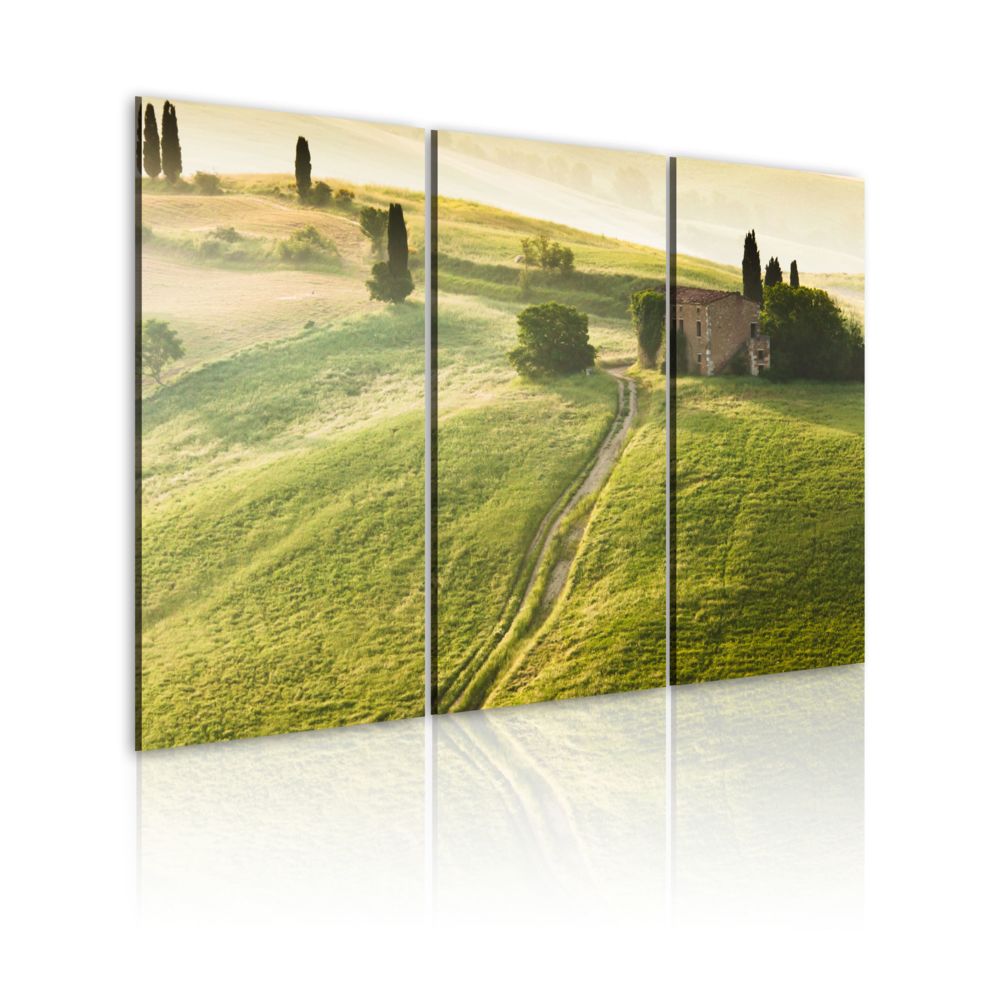 Bimago - Tableau - Soleil au-dessus de la Toscane - Décoration, image, art | Paysages | Toscane | - Tableaux, peintures