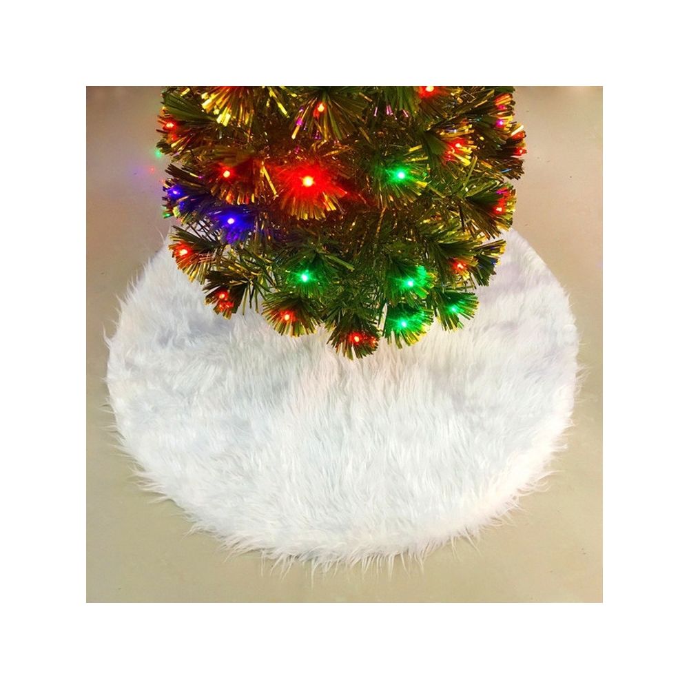 Wewoo - 2 PCS de Noël en peluche arbre de bas décoration jupetaille 78x78cm - Décorations de Noël